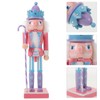 Gatuida Wooden Christmas Nutcracker Soldier: 25cm Figures Soldier Nutcracker Puppet