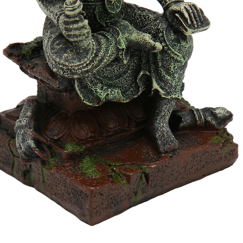 Aquarium Buddha Statue Decoration Resin Aquascaping Fish Tank Meditating Buddha