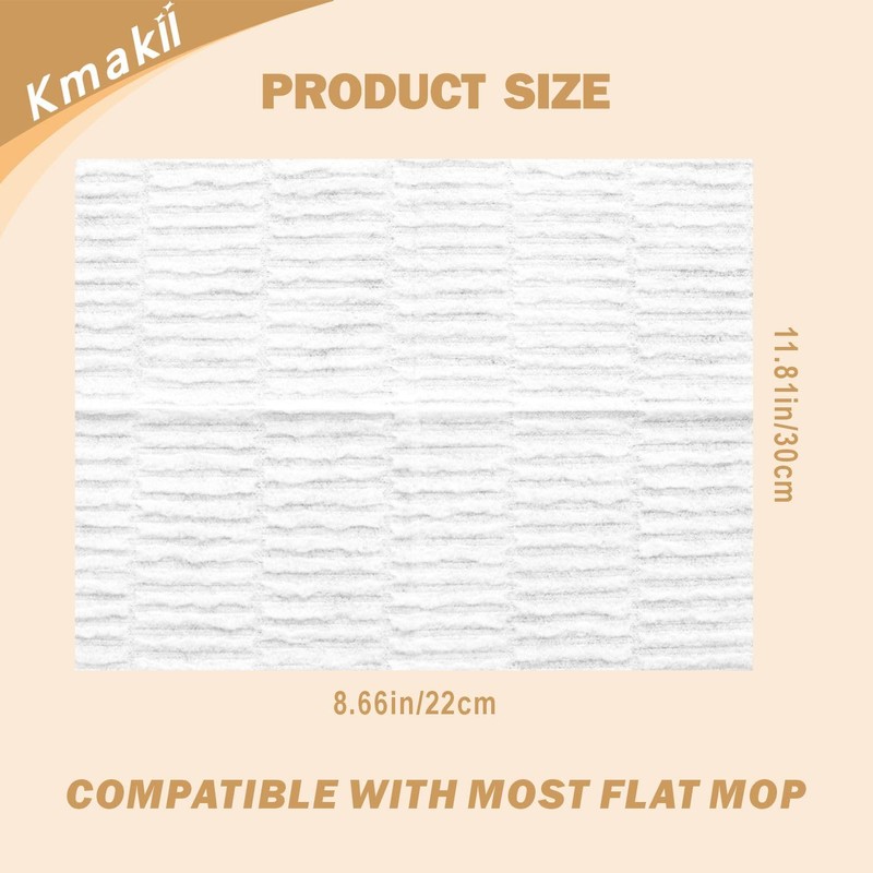 KMAKII Dry Dusting Cloths,Dry Sweeping Cloths,Dry Mop Refills Sweeper Disposable
