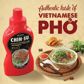 Combo Pho Hot Chili Sauce and Hoisin Sauce - Tuong Ot va Tuong Den An Pho - 2 Bottles per Order - One Bottle Hot Chili Sauce 16 Oz per Bottle and Hoisin Sauce 20 Oz per Bottle