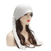 ZLYC Women's Chemo Turban Hat Headwraps Lightweight Beanie Hat, Braid