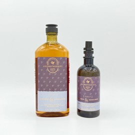 Cinnamon and Sandalwood Bath and Body 2-Piece Bundle | Body Wash and Essential Oil Mist