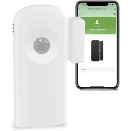 OUVOPO Smart WiFi Window Contact and Door Motion Sensors for Home Security App Alexa
