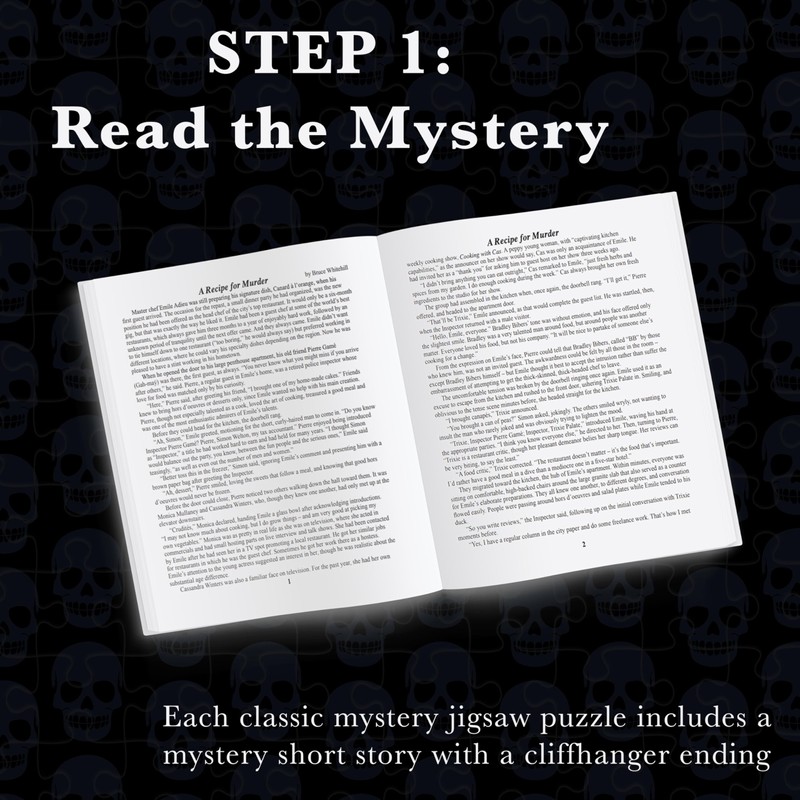 Bepuzzled Classic Mystery Recipe For Murder Jigsaw Puzzle by University
