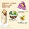 Bee's Wrap Sustainable Reusable Food Storage Variety Pack (2 Small,
