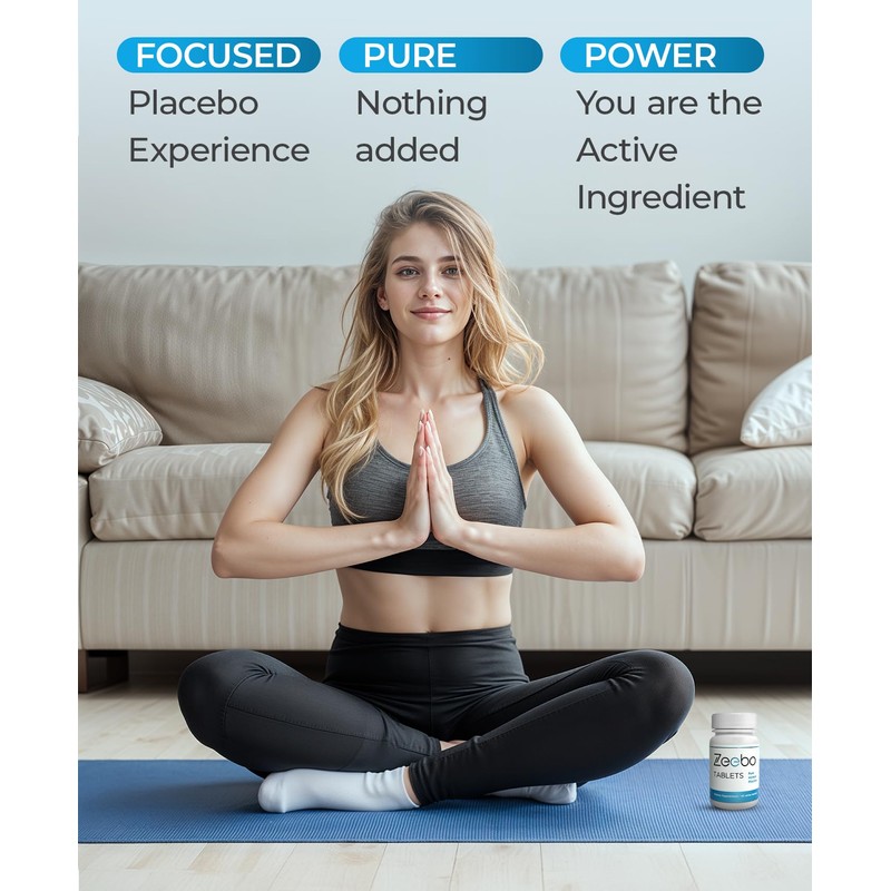 Zeebo Placebo Pills - Choose Tablet or Capsule Form (Tablets)