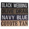 Custom Uniform Name Tapes, Webbing Colors, Different Font Styles Available