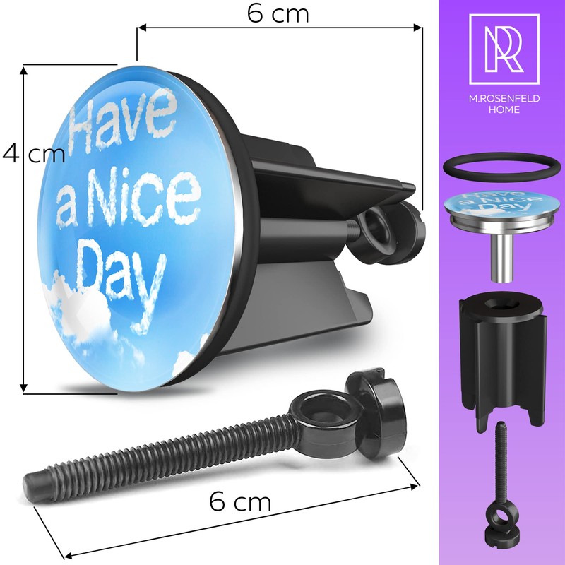 M. ROSENFELD HOME Universal Sink Plug 40 mm with Good