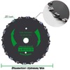 9" x 20 Teeth Chainsaw Tooth Brush Cutter Blade &