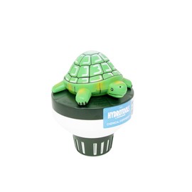 Turtle Floating Swimming Pool Dispenser - 7.5" - Green and Black