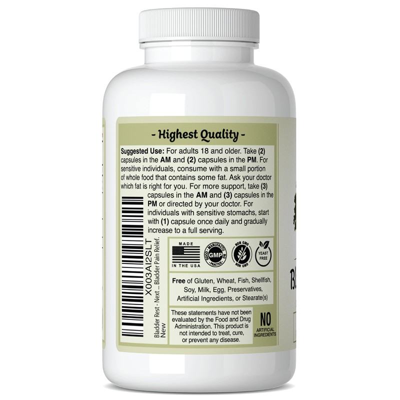 Bladder Rest - Premium Bladder Formula for Bladder Health &