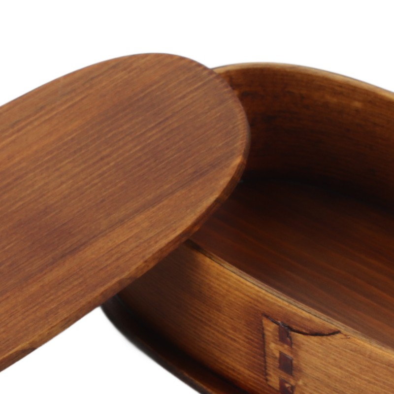 Lunch Box Set Japanese Style Wooden Food Storage Container for
