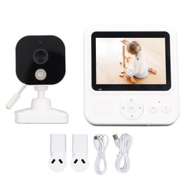 2.8 Inch Baby Monitor with Camera Sound Wireless Monitoring Crying Detection Night Vision 2 Way Talk Monitor 100‑240V AU Plug