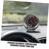 BUGUUYO 2pcs Vehicle Thermometer Accurate Car Interior Temperature Gauge with