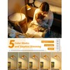 BOHON Clip on Light, 10W 38 LED Desk Lamp with