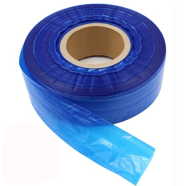 Tattoo Clip Cord Covers Roll - Autdor New 250M (820 Ft) Disposable Tattoo Clip Cord Sleeves Bags Covers for Tattoo Supplies,Tattoo Kits,Tattoo Needles,Tattoo Machine Gun Accessories (Blue)