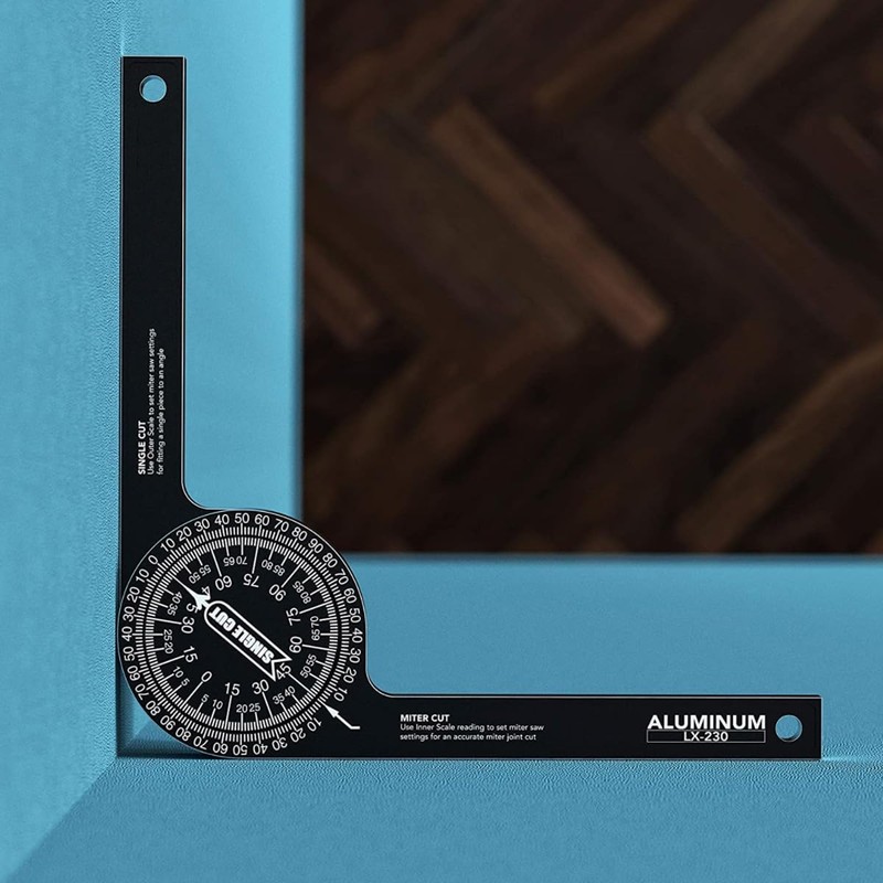AIMALL 360° Woodworking Protractor Horizontal Angle Gauge - Precision CNC