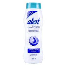 ALERT - Shampoo Hidratante para Cabello Normal. Fórmula para el control de la caspa. Botella con 700ml.                                               