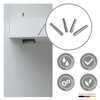 Pack of 40 Diameter 5 mm Stainless Steel Shelf Brackets