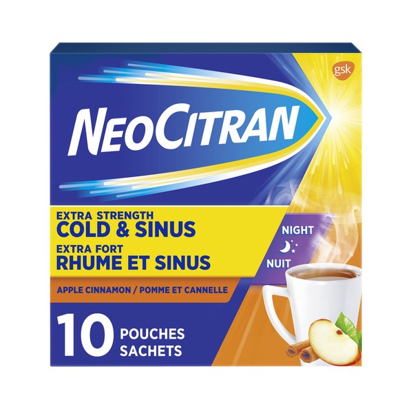 Neocitran Extra Strength Cold & Sinus Apple Cinnamon