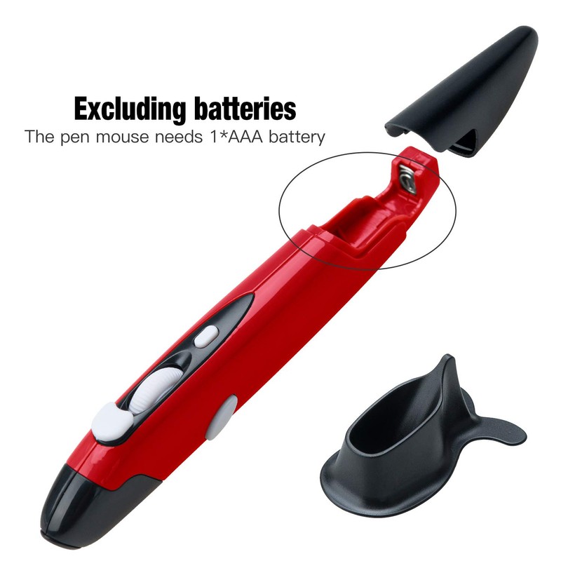 Wireless Pocket Pen Mouse/Songway 2.4GHz USB Optical Portable Mouse Mice/Adjustable