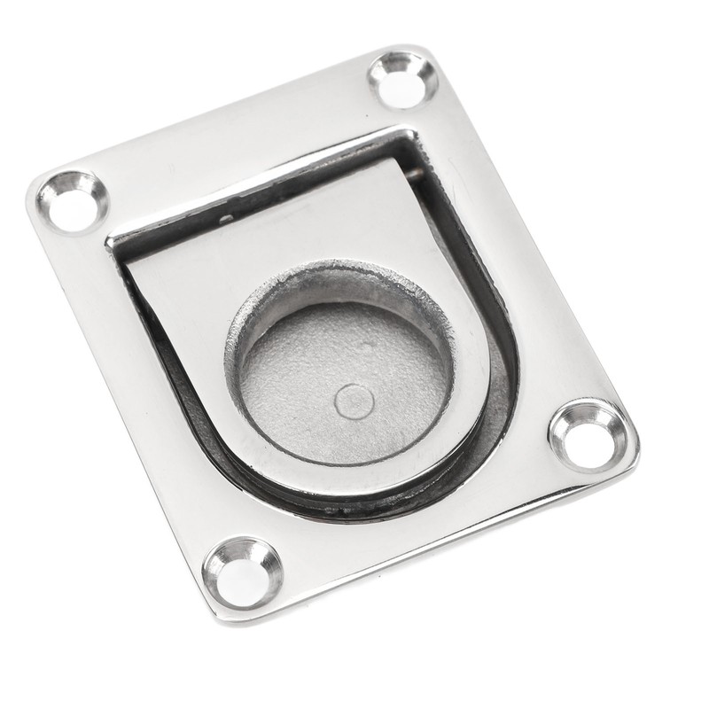 Hatch Pull Handle Stainless Steel 67mm X 56mm Flush Lifting