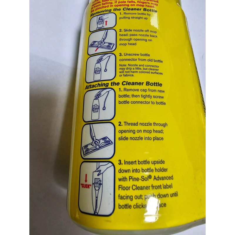 Pine-Sol Clorox Ready Mop Pinesol Lemon Fresh Advanced Floor Cleaner