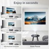 Native 1080P Full HD Projector, Built-in Streaming Apps, Smart Electric