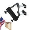 VANROUG Heavy Duty Balcony Railing Truck Flag Pole Holder Wall