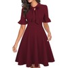 RANPHEE Valentine's Day Dresses for Women 2025 Trendy Summer Burgundy