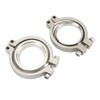 44 mm Wastegate V Band Clamp Set Stainless Steel Inlet