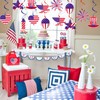 Fourth-4th of July Memorial-Day Party Decorations Streamers - 16Pcs Red