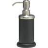 Sealskin Acero Soap Dispenser, Stainless Steel, Black, 9.2 x 10.2