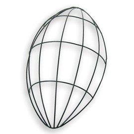 Fantastic Fall Floral Garden Football-Shaped Wire Wreath Form-3.625x7.125x12 Inches