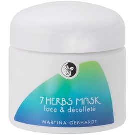 martina MG21006 Rinse Pack 7 Herb Mask, Organic 3.4 fl oz (100 ml), Face & Decollete, Dry, Dull, Crisp, Additive-Free demeter