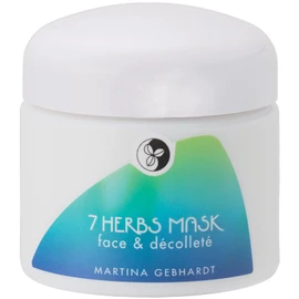 martina MG21006 Rinse Pack 7 Herb Mask, Organic 3.4 fl oz (100 ml), Face & Decollete, Dry, Dull, Crisp, Additive-Free demeter