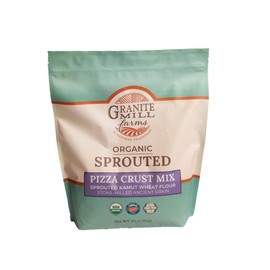 Granite Mill Farms Sugar Free Sprouted Organic Pizza Crust Mix, 3 lbs, (Pack of 1)