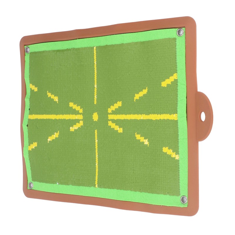 Swing Golfing Practice Hitting Mat with Pin Buckle Silicone Golfing