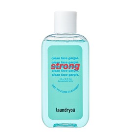 laundryou Laundry You Gel to Foam Cleanser, Facial Cleanser, Weak Acid Cleansing, Reduces Skin Temperature, Refreshing, Menthol (Strong)