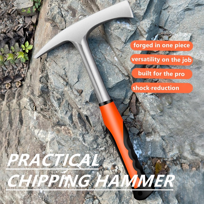 Welding/Chipping Hammer,28 oz Slag Removal Tool with Forged Steel Construction