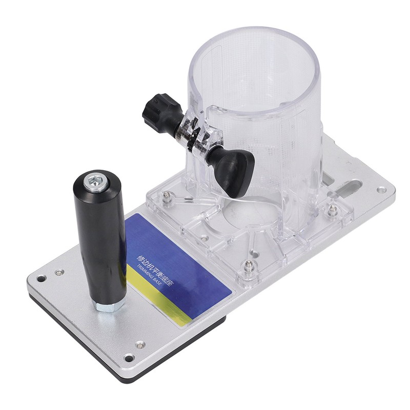 Woodworking Trimmer Router Base Plastic Transparent Standard Professional Woodworking Trimmer