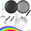 Fat-Cattie Pizza Making Kit with 12"x14" Pizza Peel, 12" Pizza
