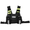Radio Shoulder Holster Reflective Band Chest Harness Holder Vest Rig