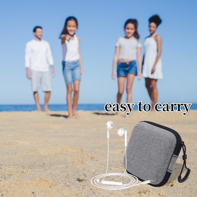 1 Pcs Eva Headphone Storage Bags,Headphone Case,Earbuds Case,Multi-Functional Portable Storage