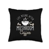Life Begins After Mushroom Coffee A Medicinal Drink Shiitake Throw
