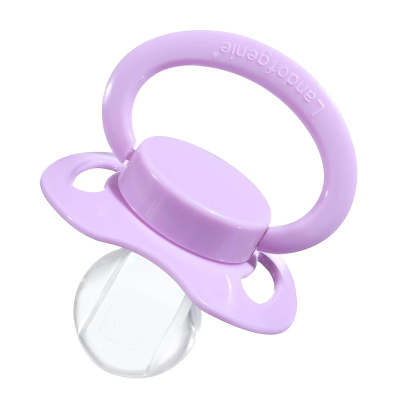 Landofgenie Large Teat Shield Pacifier in Adult Size, Purple