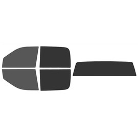 The Tint Effect Precut Window Tint Kit Compatible with Ram 2500 3500 Crew Cab Truck (2019-2025) 5th Generation (30% Front / 5% Rear with Solid Rear Windshield) Automotive Film