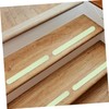 Operitacx 12pcs Glow Dark Slip Stair Treads Luminous Peel and