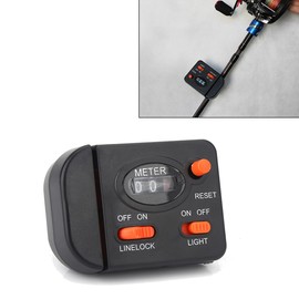 BONKZEBU Professional Clip on Rod Fishing Line Counter Depth Finder Digital Diaplay 99m