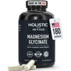 Magnesium Glycinate Capsules with Organic Turmeric and Ginger - 180